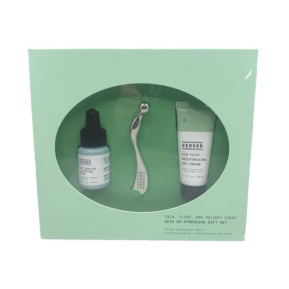 VERSED Skin De-Stressing Gift Set - Clarifying Serum + Moisturizing Gel Cream - Picture 1 of 2